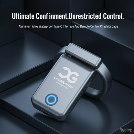 Aluminum alloy waterproof app control chastity cage seamless and completely confined