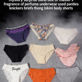 mystery surprise blind box of master's  fragrance of perfume underwear used panties knickers briefs thong bikini body shorts