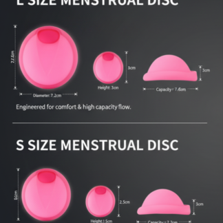 reusable Silicone menstrual disc reliable use for 12 hours environmentalist